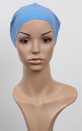 Penye Eşarp Bonesi 251-43 Açık Mavi