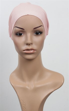 Penye Eşarp Bonesi 251-46 Açık Pembe