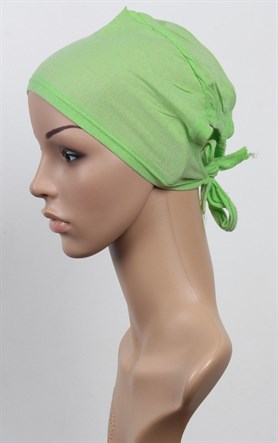 Penye Eşarp Bonesi 251-48 Fosfor Yeşili