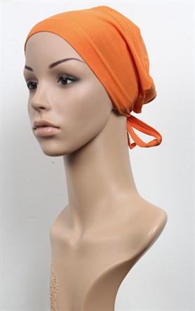 Penye Eşarp Bonesi 251-54 Turuncu