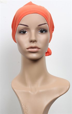 Penye Eşarp Bonesi 251-56 Turuncu