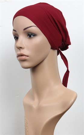 Penye Eşarp Bonesi 251-60 Bordo