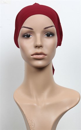 Penye Eşarp Bonesi 251-60 Bordo