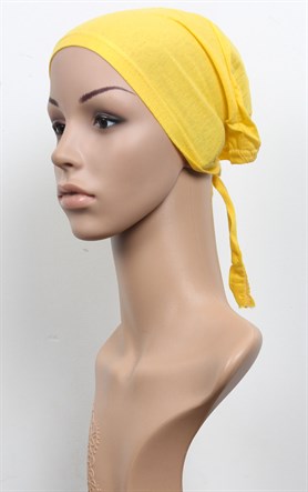 Penye Eşarp Bonesi 251-66 Sarı