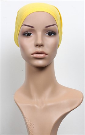 Penye Eşarp Bonesi 251-66 Sarı