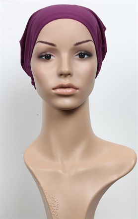 Penye Eşarp Bonesi 251-68 Mürdüm