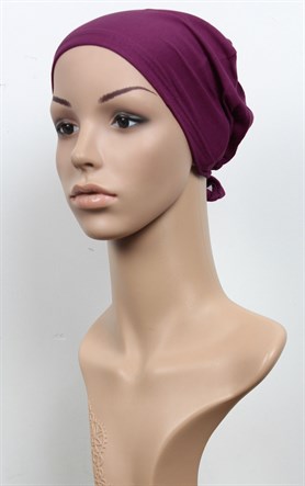 Penye Eşarp Bonesi 251-68 Mürdüm