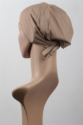 Penye Eşarp Bonesi 251-75 Sütlü Kahve