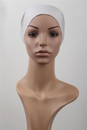 Penye Eşarp Bonesi 251-78 Kirli Beyaz