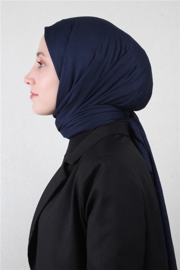 Penye Şal 2552-2 Lacivert