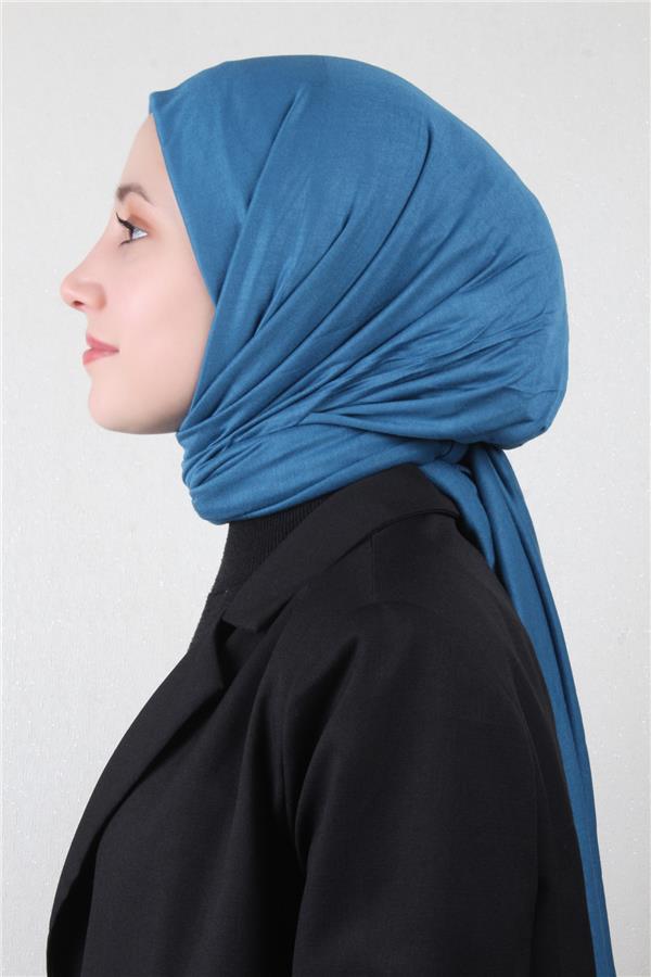 Penye Şal 2552-43 Petrol Mavisi