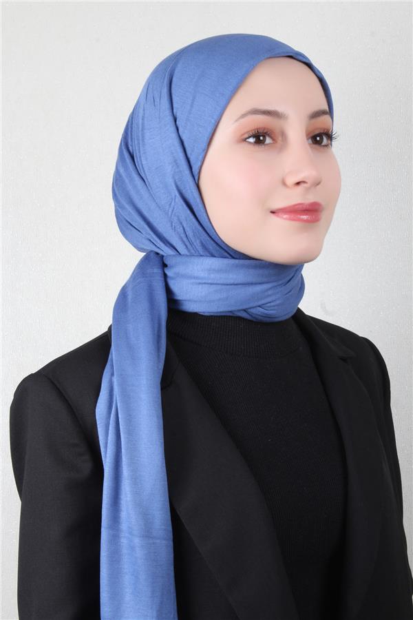 Penye Şal 2552-65 Açık Mavi