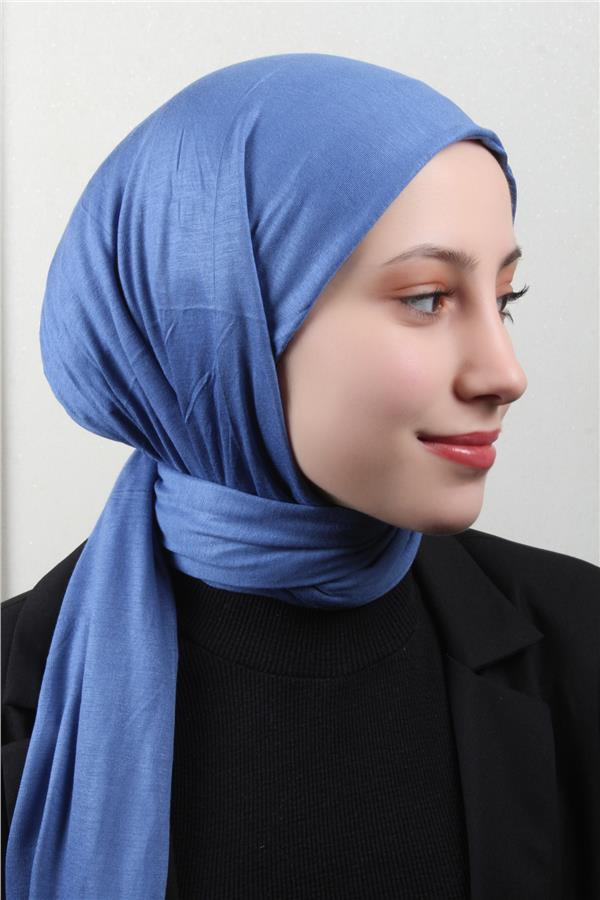 Penye Şal 2552-65 Açık Mavi