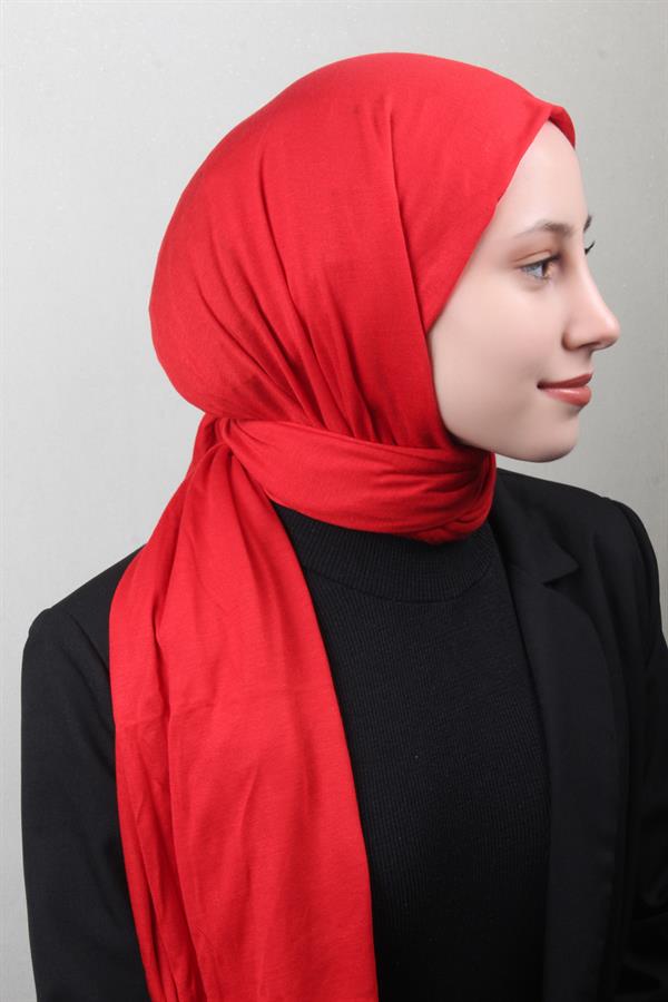 Penye Şal 2552-84 Kırmızı