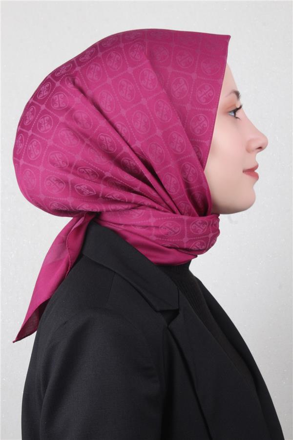 Pierre Cardin Pamuklu Eşarp 4105-1 Fuşya