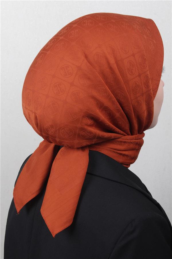 Pierre Cardin Pamuklu Eşarp 4105-11 Kiremit