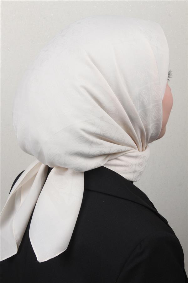 Pierre Cardin Pamuklu Eşarp 4105-12 Kemik