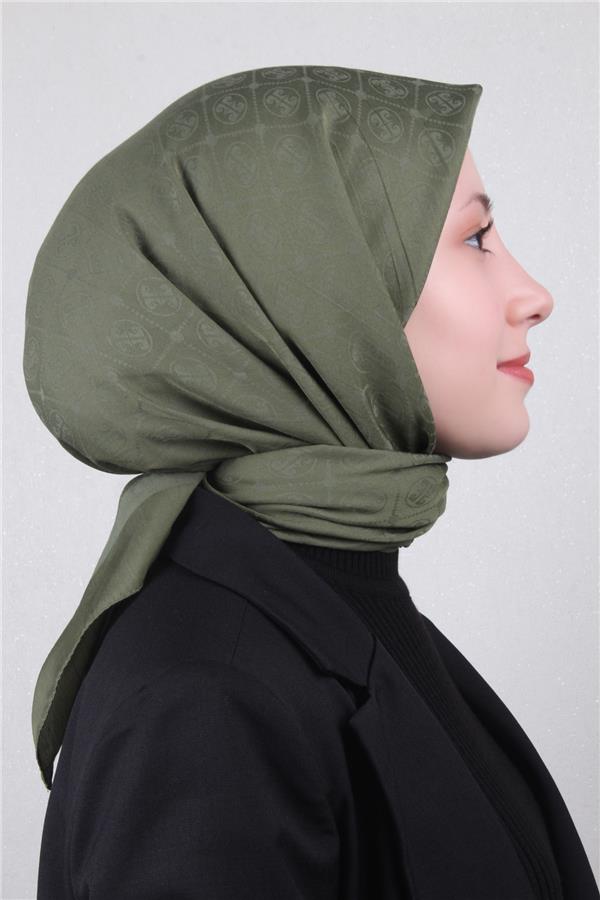 Pierre Cardin Pamuklu Eşarp 4105-13 Haki