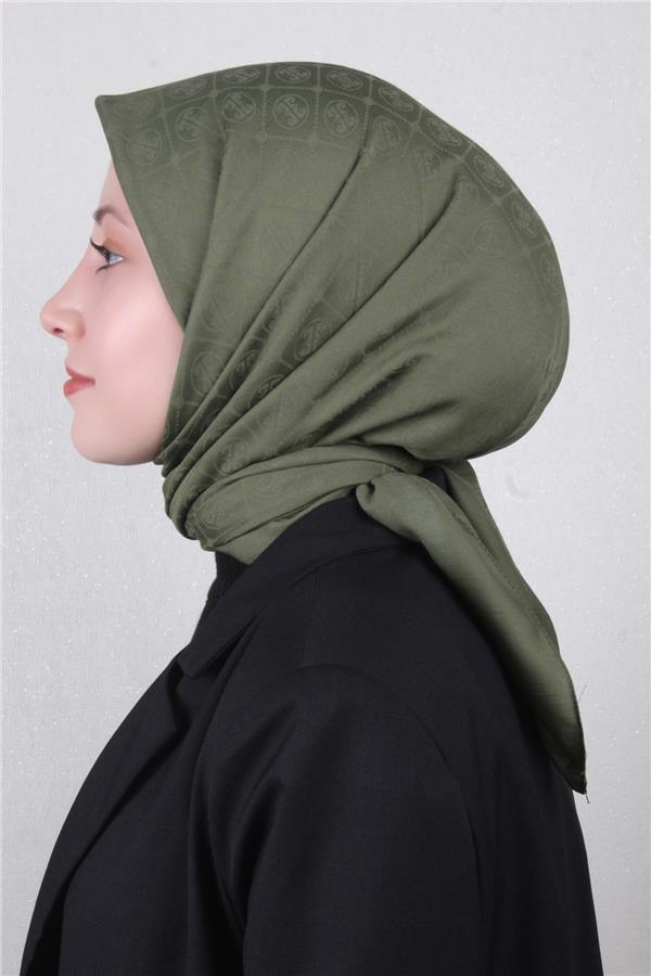 Pierre Cardin Pamuklu Eşarp 4105-13 Haki