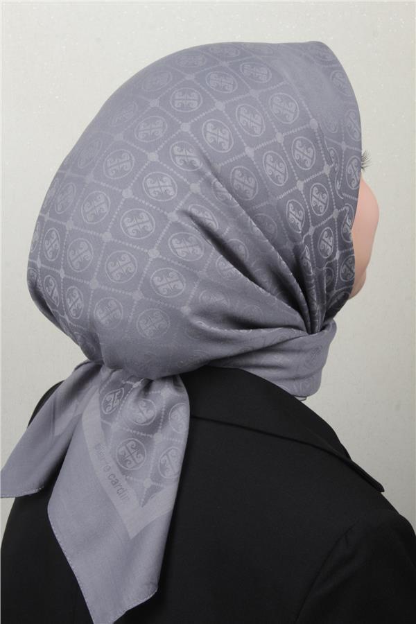 Pierre Cardin Pamuklu Eşarp 4105-15 Füme