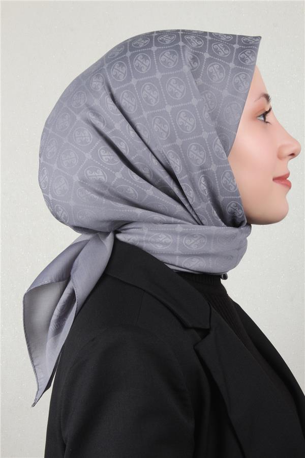 Pierre Cardin Pamuklu Eşarp 4105-15 Füme