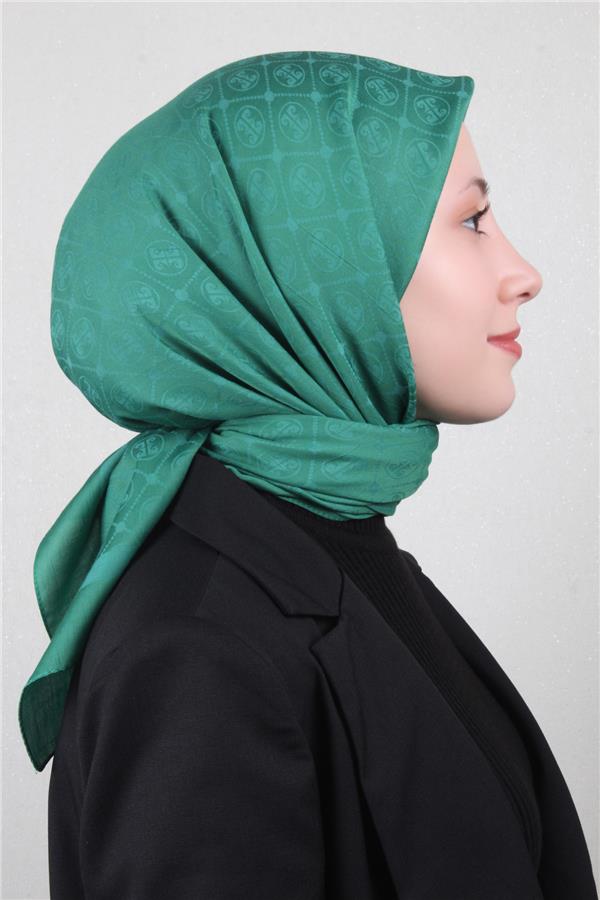 Pierre Cardin Pamuklu Eşarp 4105-16 Yeşil