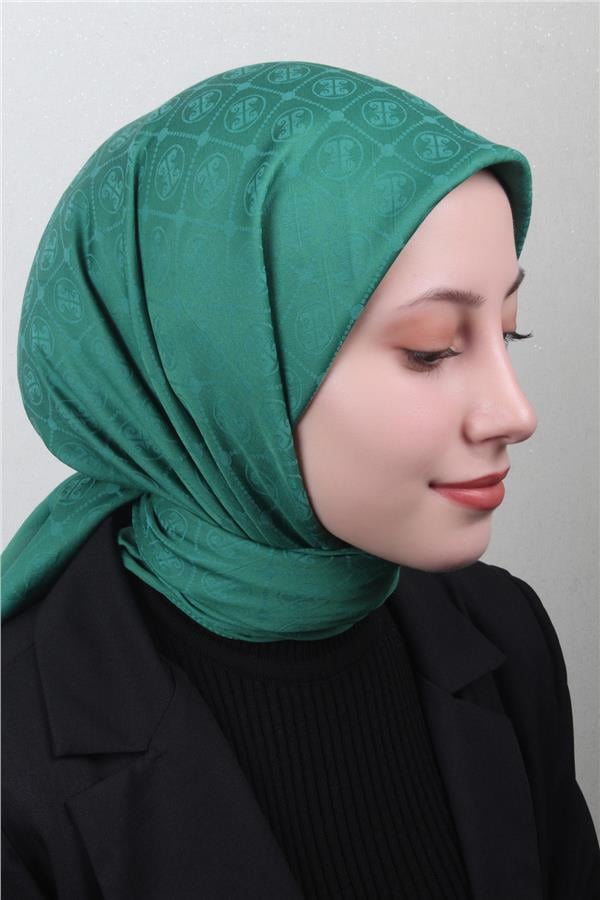 Pierre Cardin Pamuklu Eşarp 4105-16 Yeşil