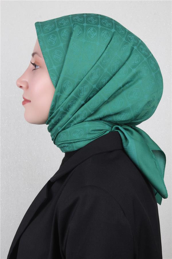 Pierre Cardin Pamuklu Eşarp 4105-16 Yeşil