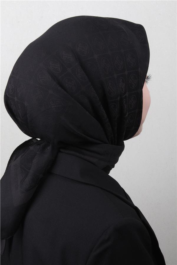 Pierre Cardin Pamuklu Eşarp 4105-17 Siyah