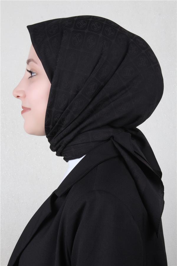 Pierre Cardin Pamuklu Eşarp 4105-17 Siyah