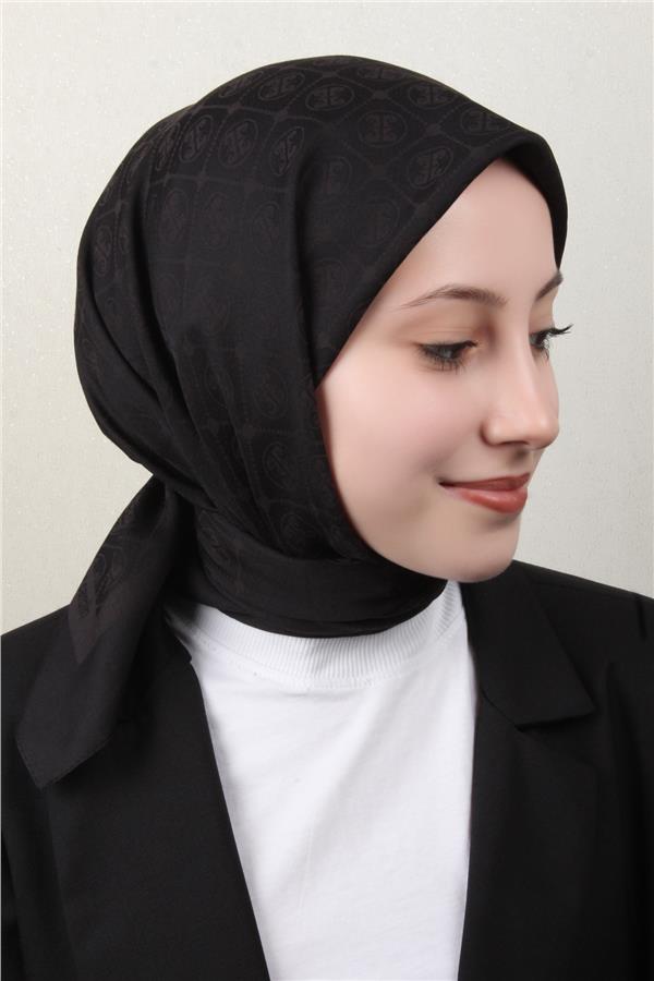 Pierre Cardin Pamuklu Eşarp 4105-17 Siyah