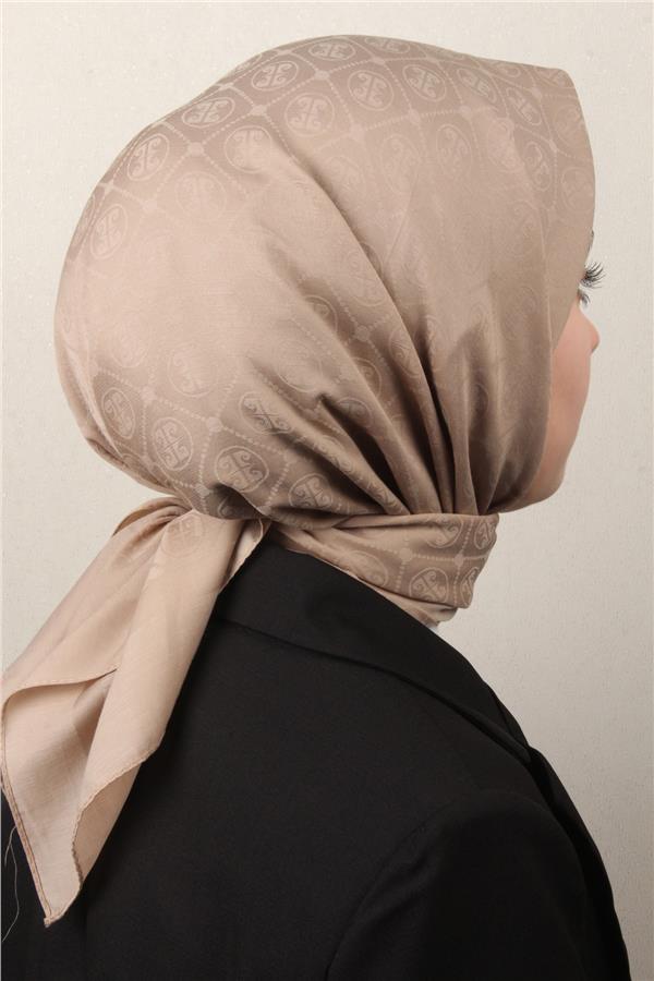 Pierre Cardin Pamuklu Eşarp 4105-18 Çöl Beji