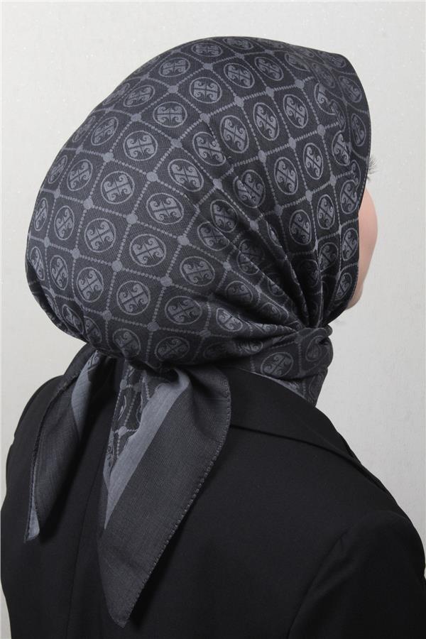 Pierre Cardin Pamuklu Eşarp 4105-5 Füme