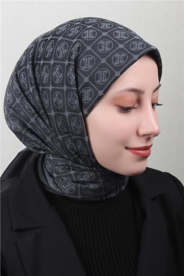 Pierre Cardin Pamuklu Eşarp 4105-5 Füme