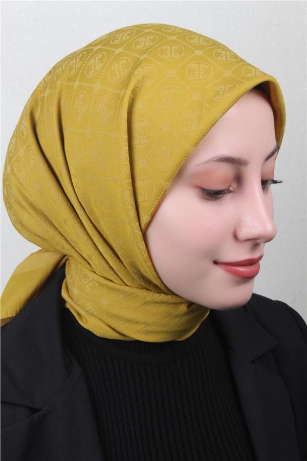 Pierre Cardin Pamuklu Eşarp 4105-9 Oliv