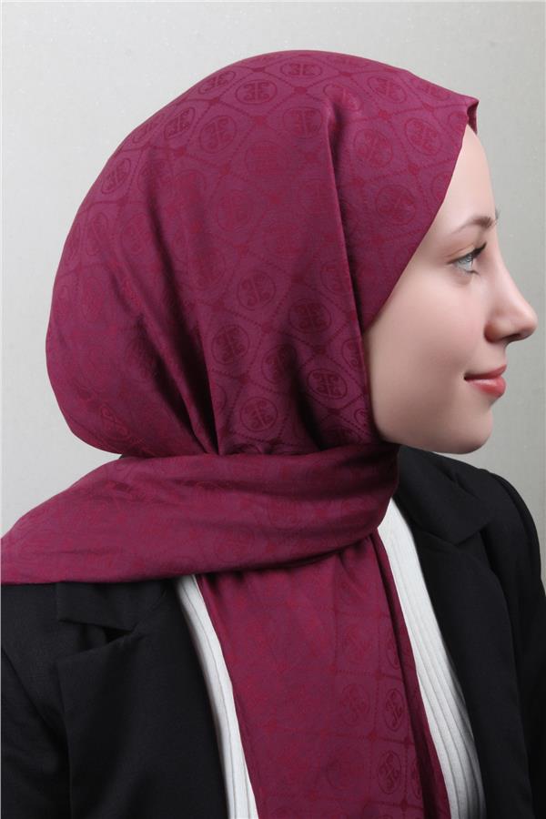 Pierre Cardin Pamuklu Şal 4106-13 Fuşya