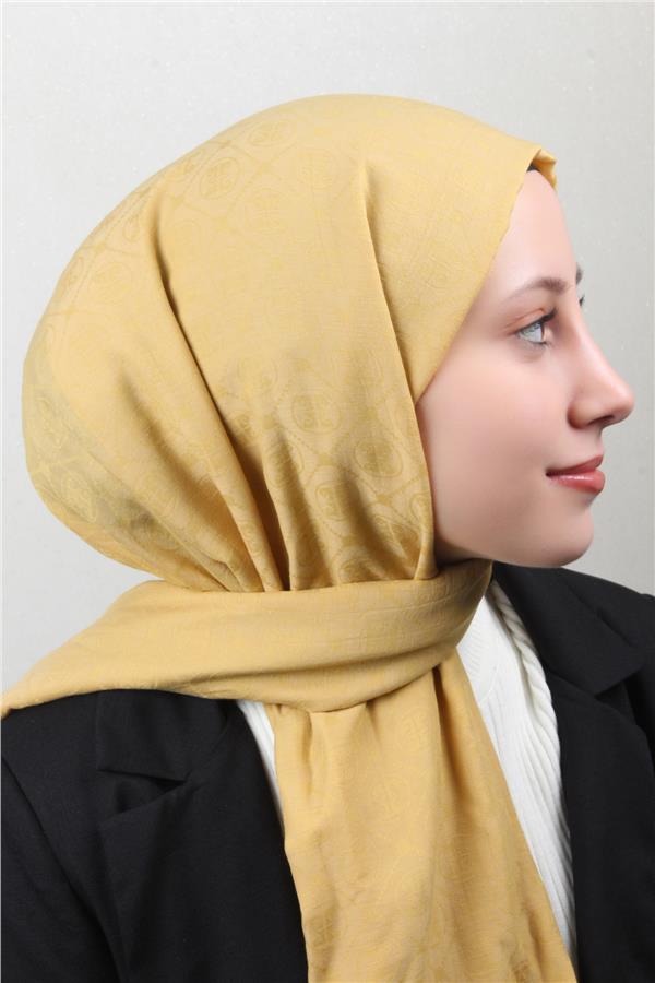 Pierre Cardin Pamuklu Şal 4106-14 Sarı