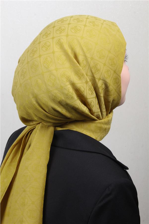 Pierre Cardin Pamuklu Şal 4106-15 Hardal