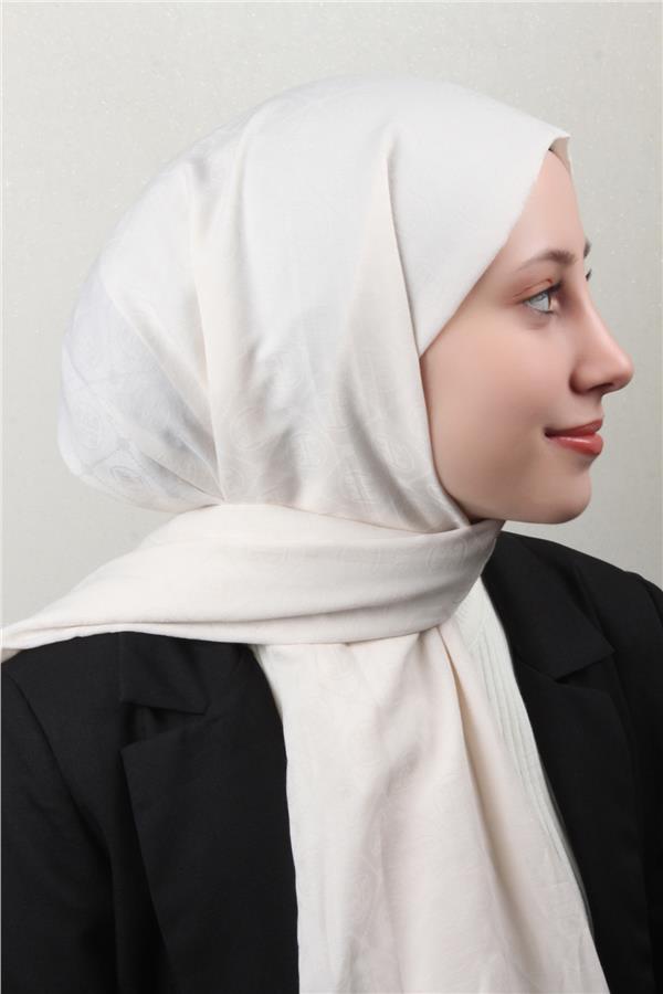 Pierre Cardin Pamuklu Şal 4106-17 Kemik