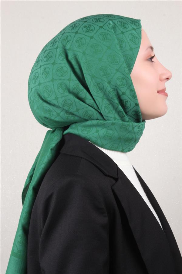 Pierre Cardin Pamuklu Şal 4106-19 Yeşil