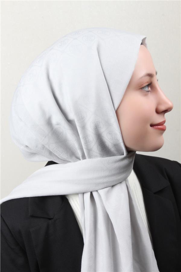 Pierre Cardin Pamuklu Şal 4106-20 Açık Gri