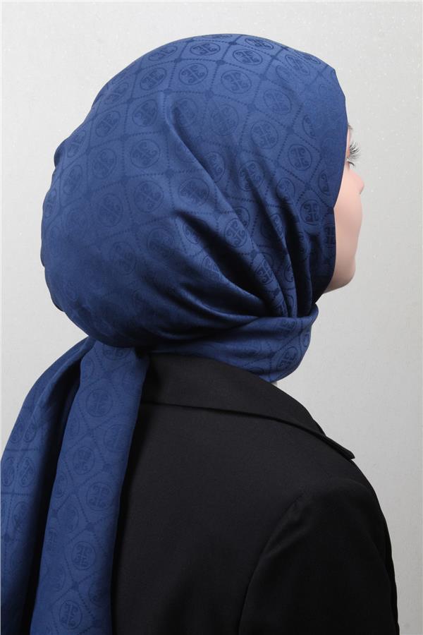 Pierre Cardin Pamuklu Şal 4106-21 Lacivert