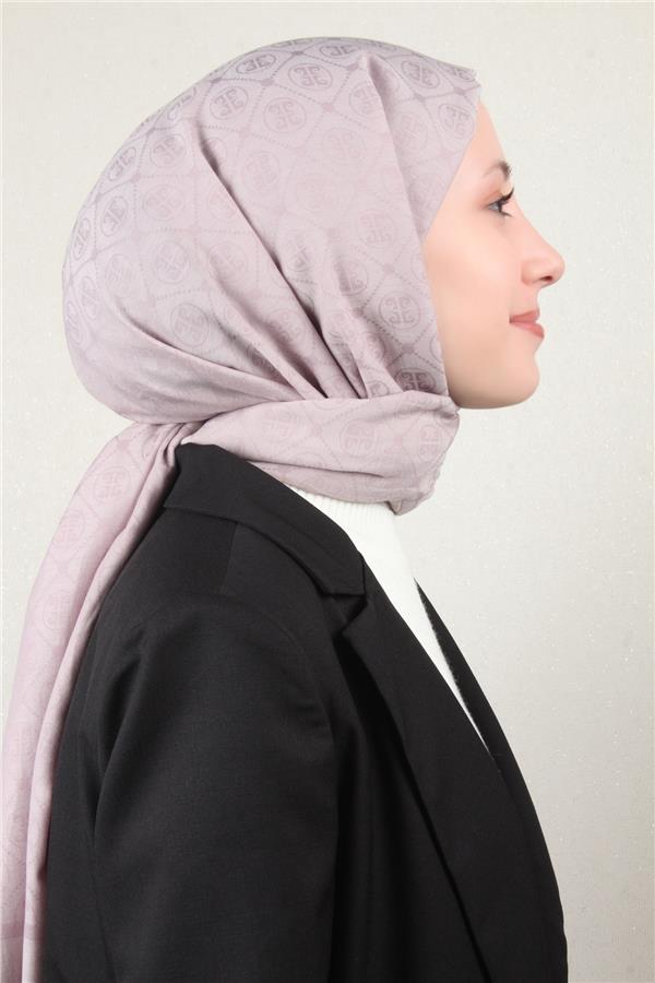 Pierre Cardin Pamuklu Şal 4106-16 Açık Lila