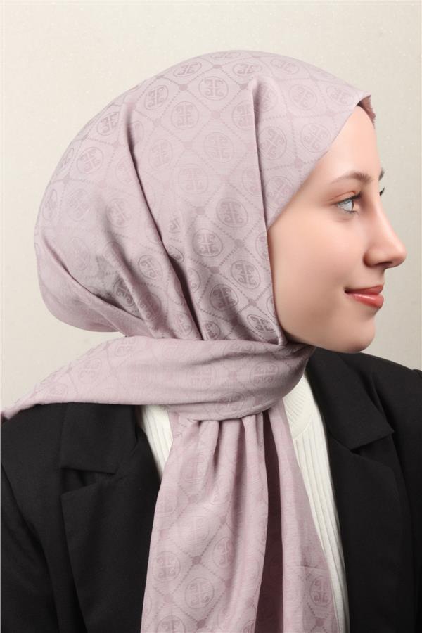 Pierre Cardin Pamuklu Şal 4106-16 Açık Lila