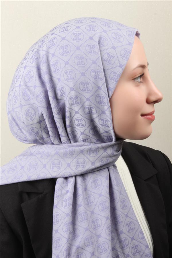 Pierre Cardin Pamuklu Şal 4106-8 Lila