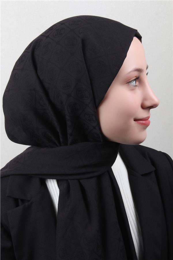 Pierre Cardin Pamuklu Şal 4106-9 Siyah