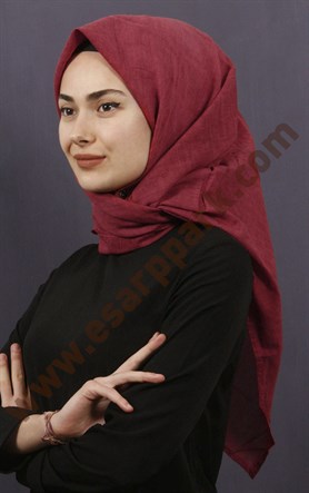 Piramit %100 Pamuk Eşarp 1725-28