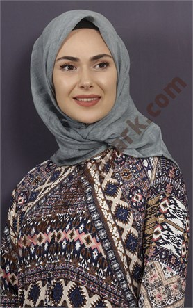 Piramit %100 Pamuk Eşarp 1725-3