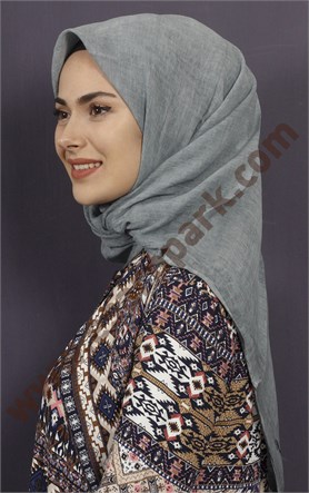 Piramit %100 Pamuk Eşarp 1725-3