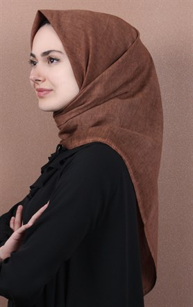 Piramit %100 Pamuk Eşarp 1725-4